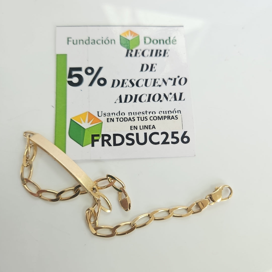 ESCLAVA ORO 14 K 8,40 GRMS (SEMINUEVO)