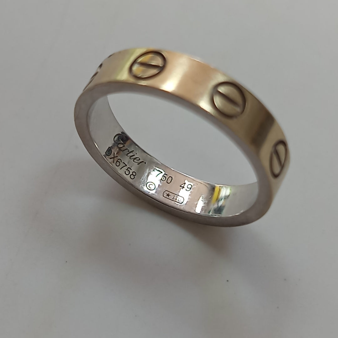 ARGOLLA ORO BLANCO 18 K 3.9 GRMS (SEMINUEVO)
