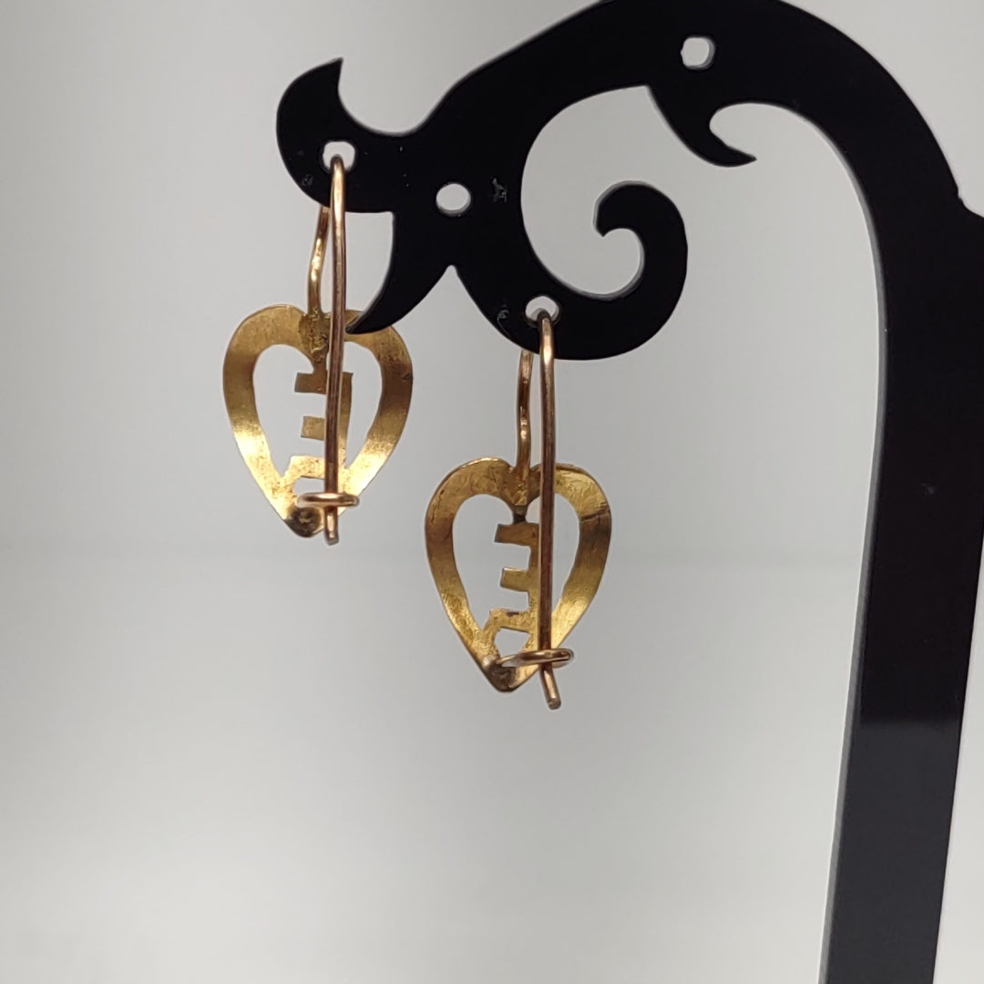 ARETES PAR ORO 8 K 1,30 GRMS (SEMINUEVO)