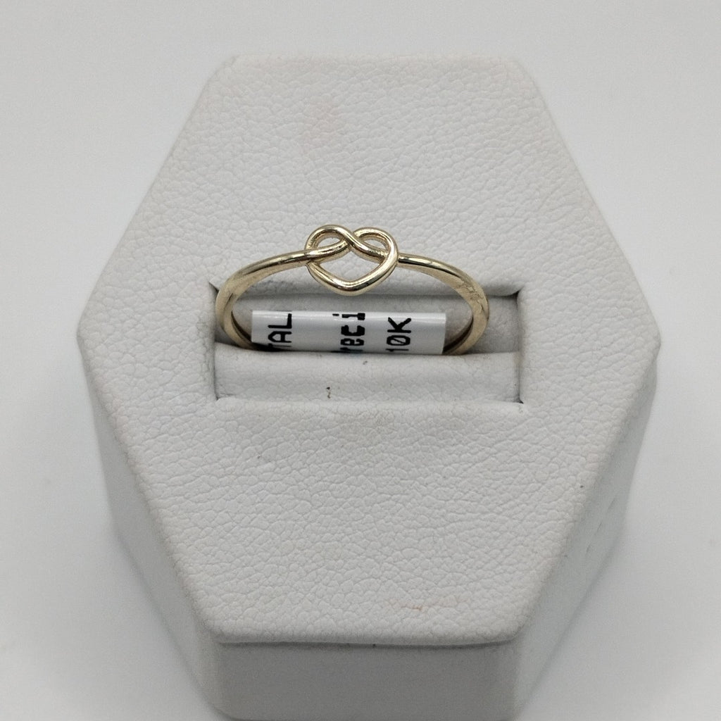 ANILLOS ANILLITO FIG CORAZON 10K TALLA 8 0.9 GR (NUEVO)