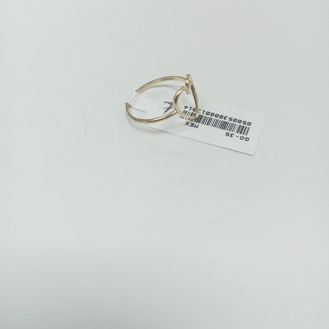 ANILLOS ANILLITO FIG CORAZON 10K TALLA 7 0.8 GR (NUEVO)