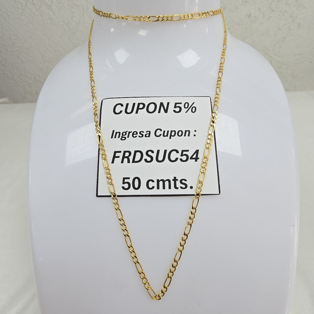 CADENA ORO 14 K 1.7 GRMS (SEMINUEVO)