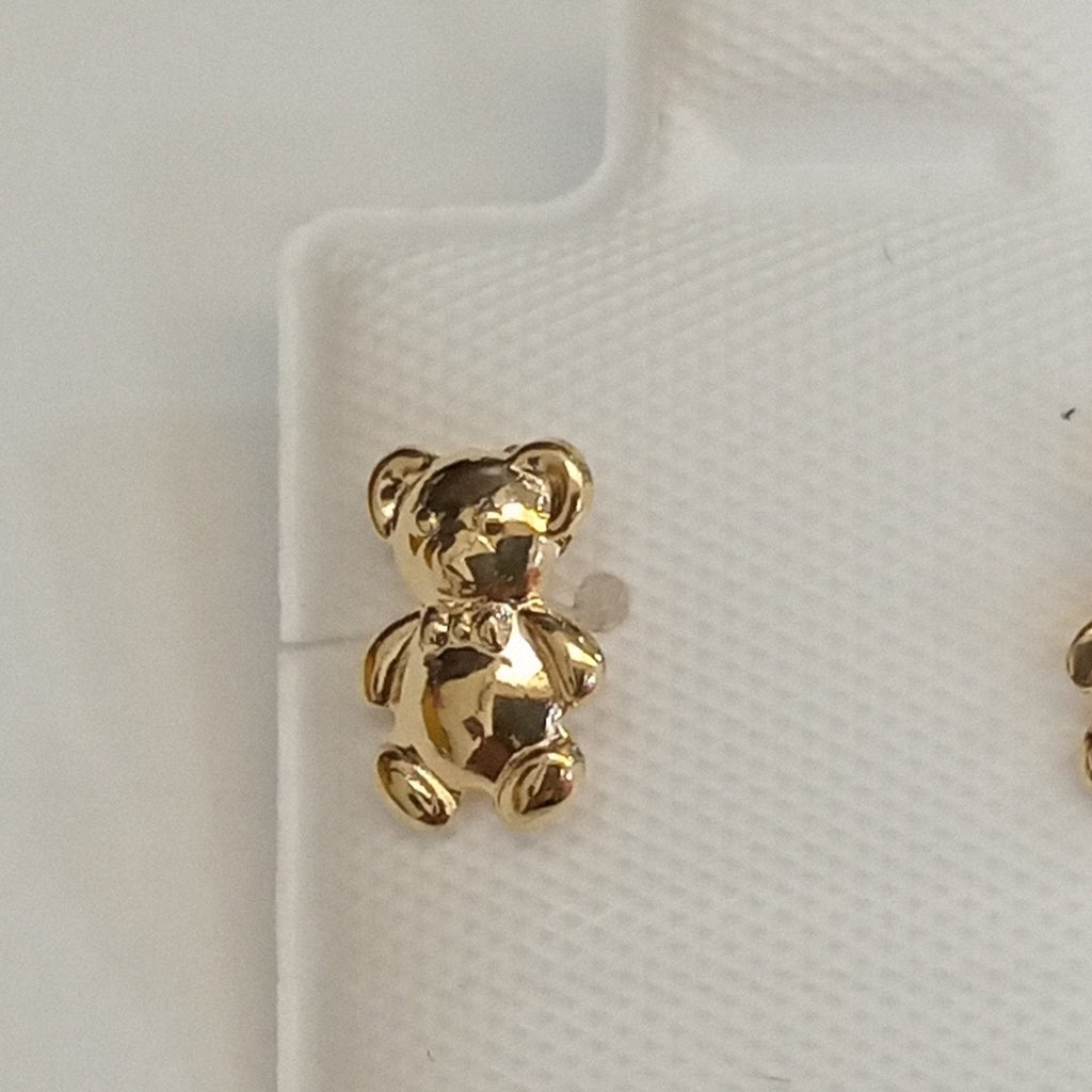 BROQUELES BROQUEL FIG OSO 14K 0.2592 GR (NUEVO)