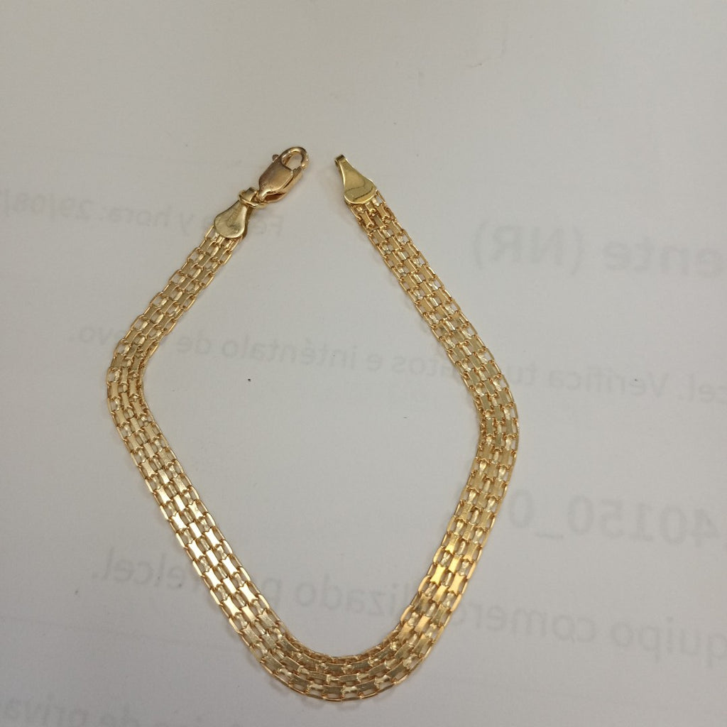 PULSERA ESPECIAL 10K 18 CM 3.8 GR (NUEVO)