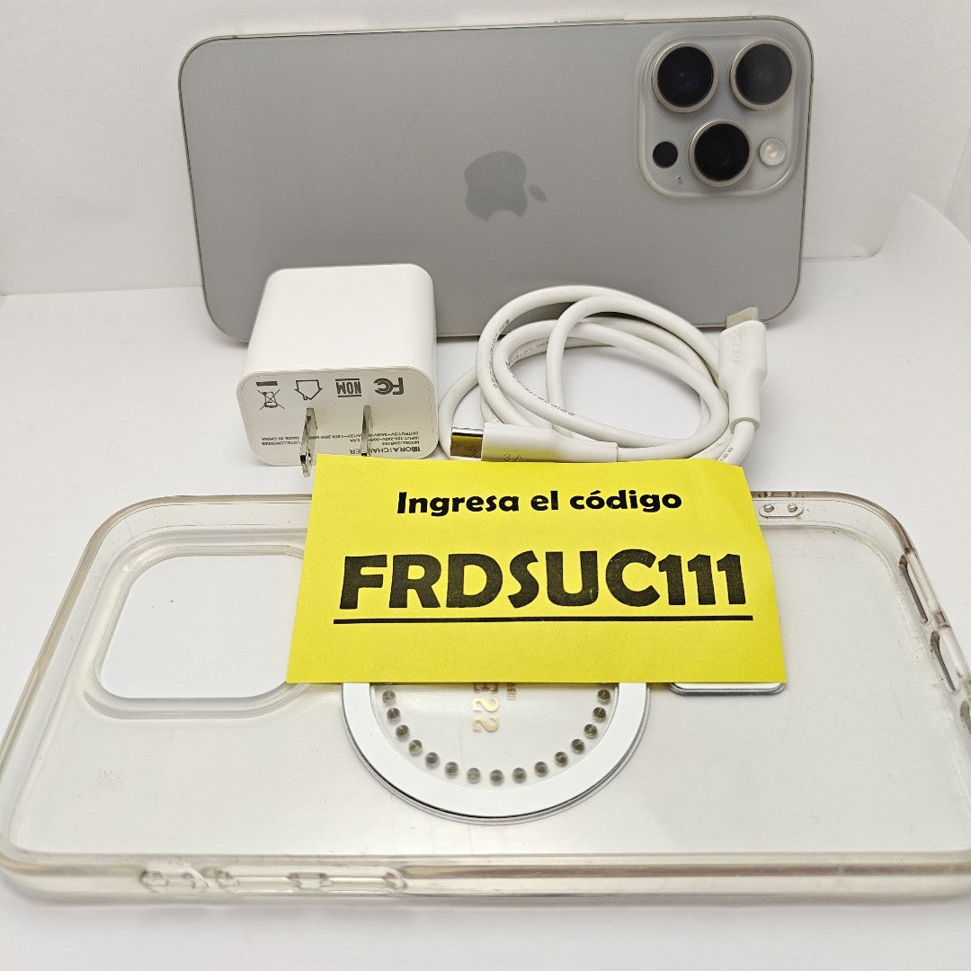 CELULAR APPLE IPHONE 15 PRO MAX A2849 (2023) 256 GB 8 GB RAM (SEMINUEVO)