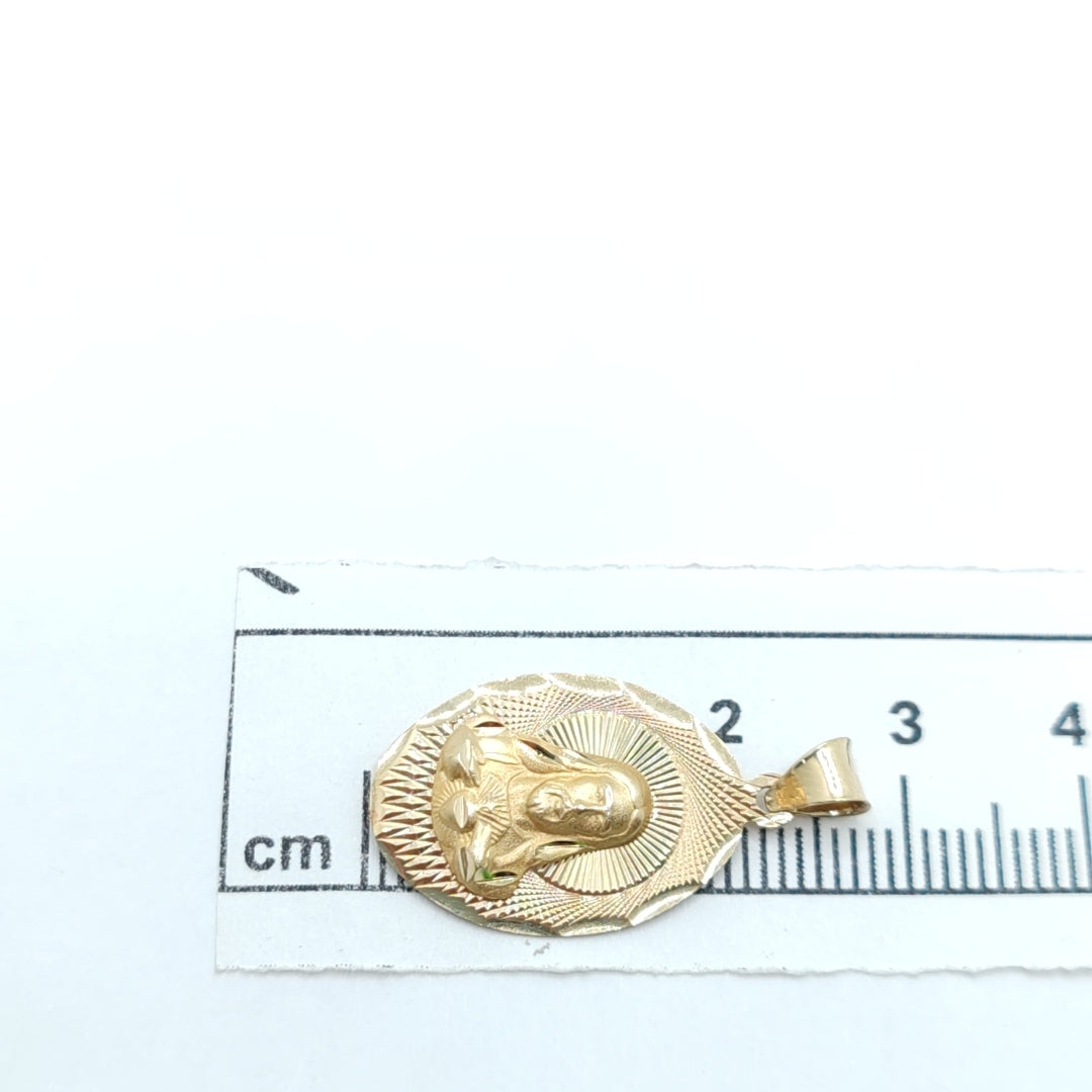MEDALLA RELIGIOSA ORO 10 K 1.7 GRMS (SEMINUEVO)