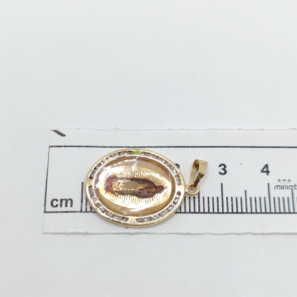 MEDALLA RELIGIOSA ORO 14 K 1.4 GRMS (SEMINUEVO)