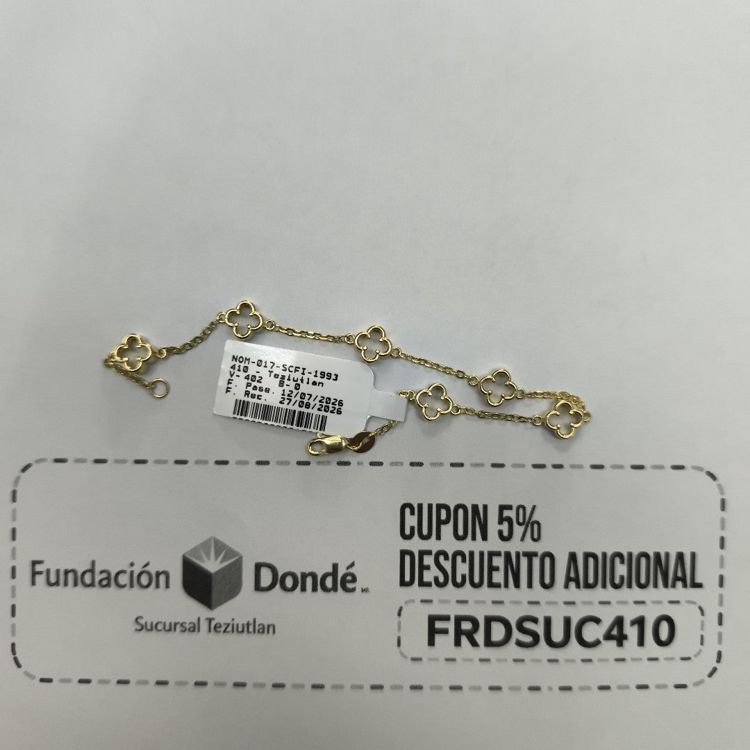PULSERA ESPECIAL 14K 18 CM 4.3 GR (NUEVO)