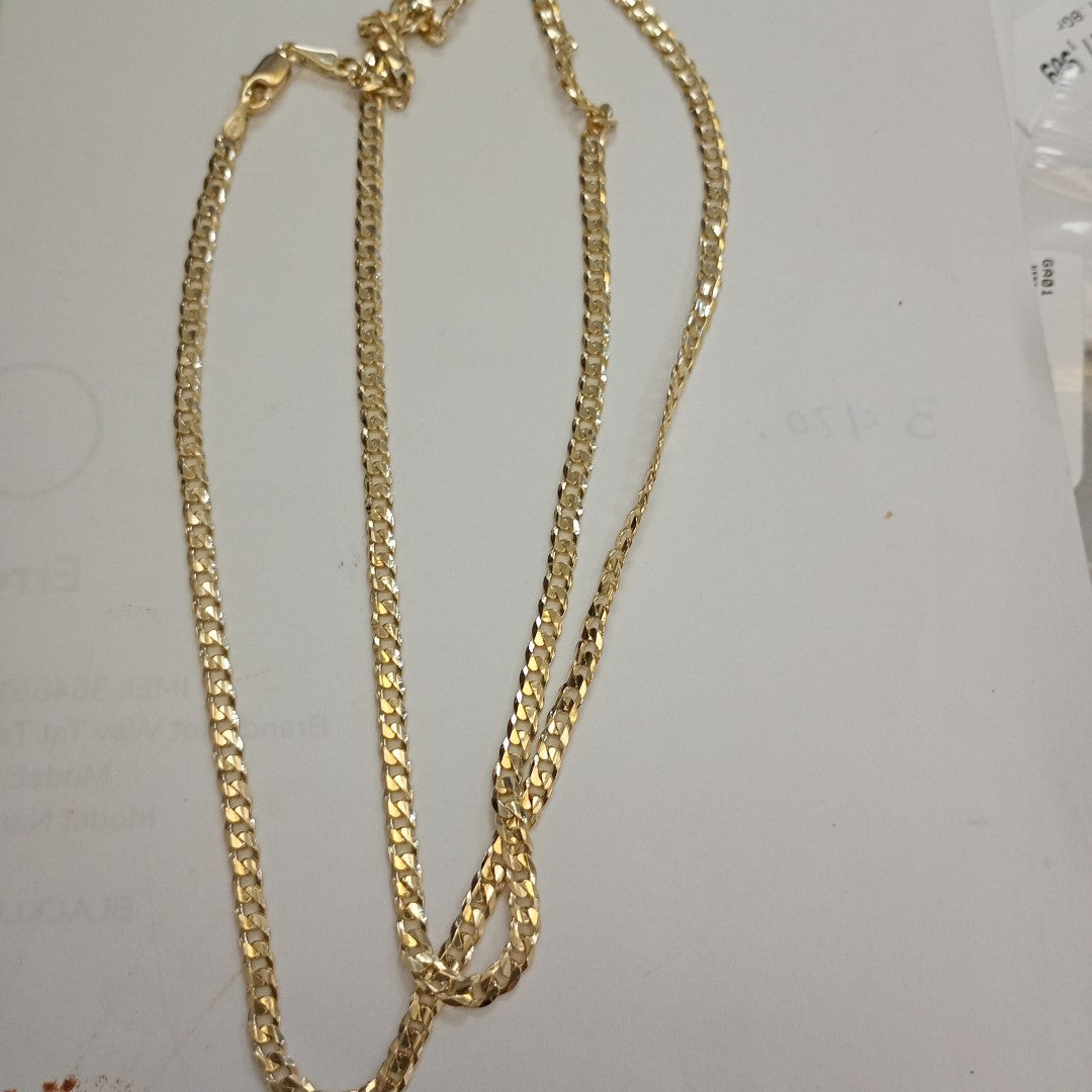 CADENA BARBADA 14K 60 CM 10 GR (NUEVO)
