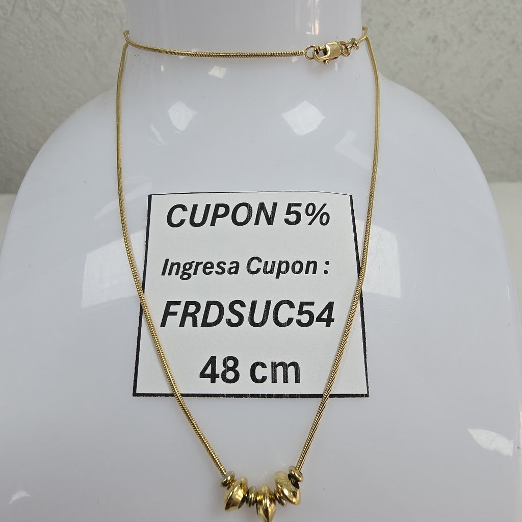 GARGANTILLA ORO 14 K 4,00 GRMS (SEMINUEVO)
