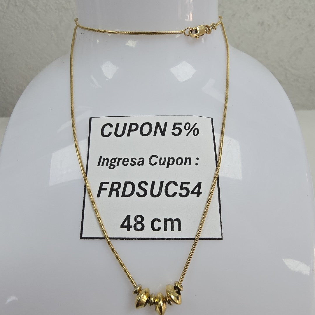 GARGANTILLA ORO 14 K 4,00 GRMS (SEMINUEVO)