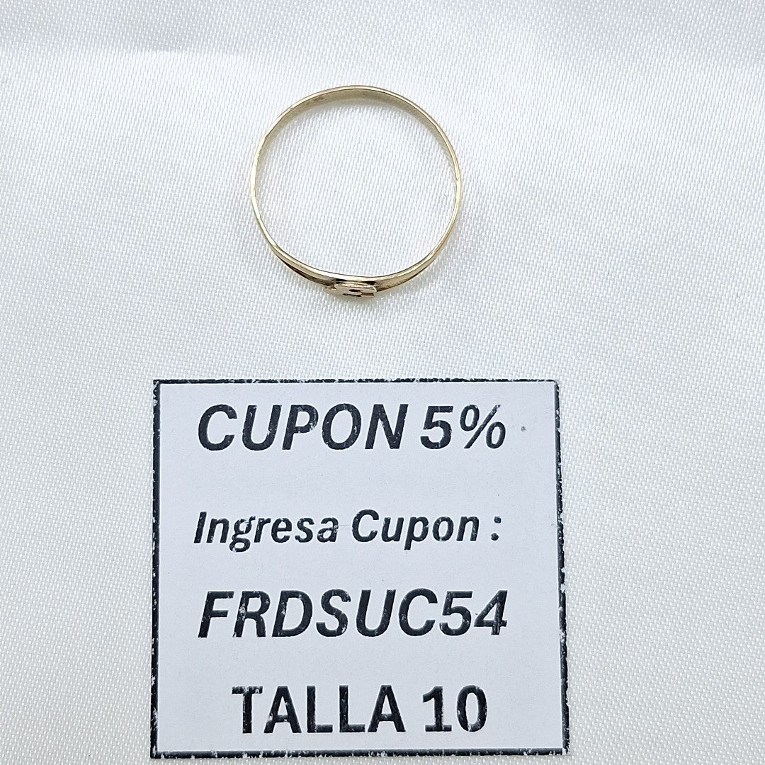 ANILLO ORO 10 K 1,50 GRMS (SEMINUEVO)
