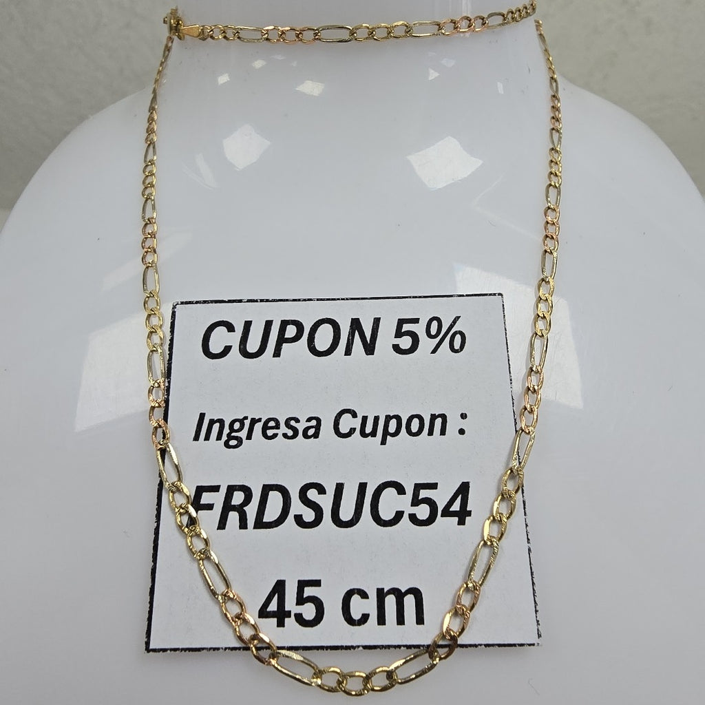 CADENA ORO 14 K 3,30 GRMS (SEMINUEVO)