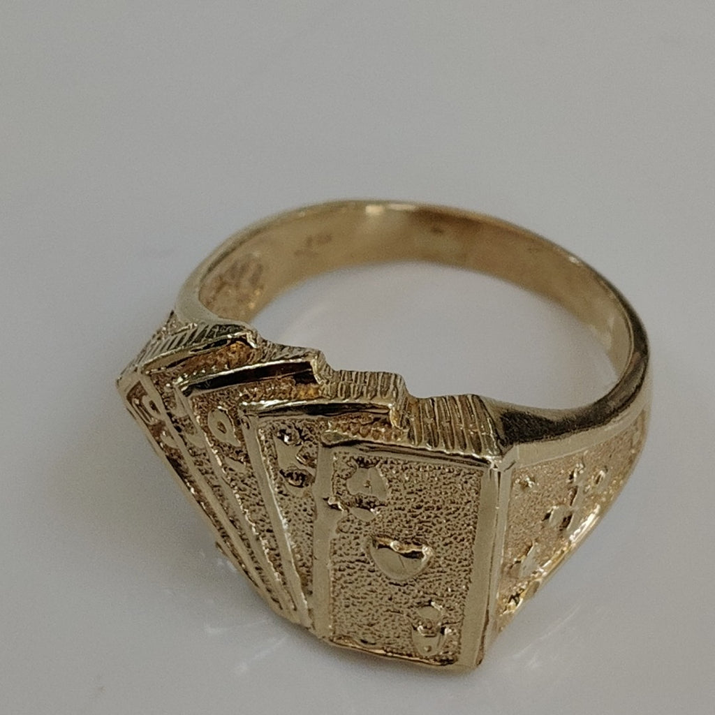 ANILLO ORO 14 K 8,20 GRMS (SEMINUEVO)