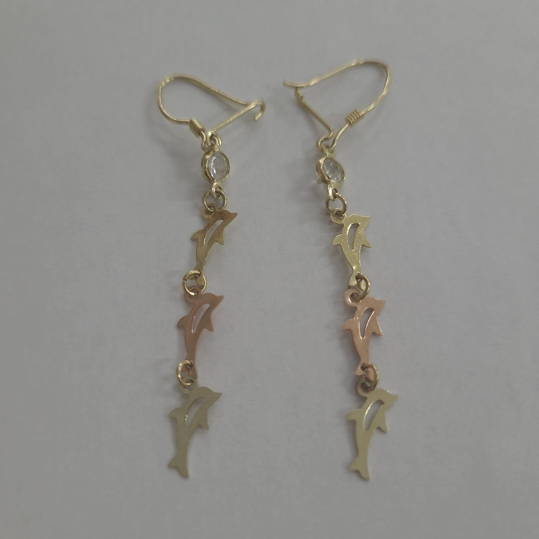 ARETES PAR ORO 10 K 1.5 GRMS (SEMINUEVO)