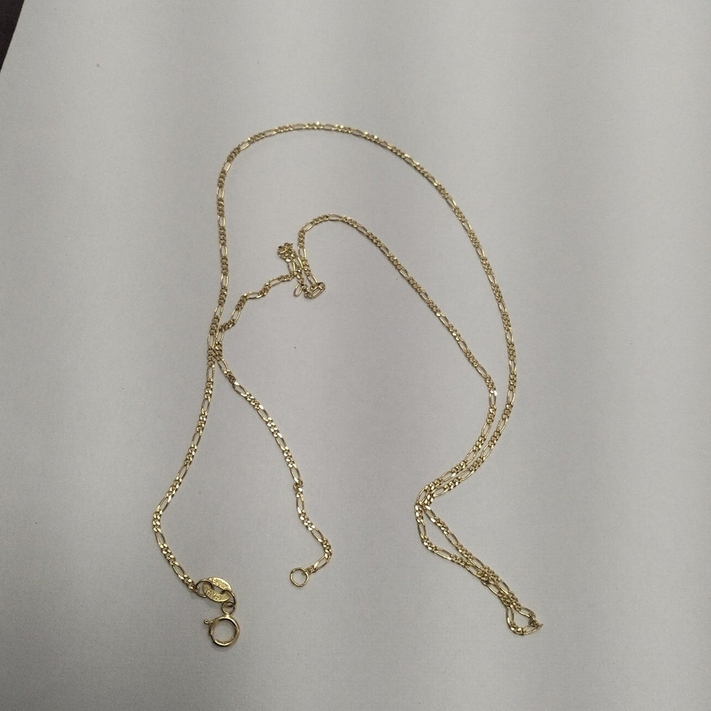 CADENAS TEJIDO 3X1 ORO 14K 55 CM 2.7 GR (NUEVO)