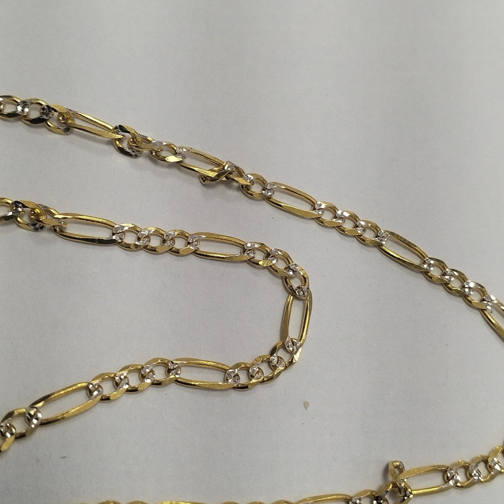 CADENAS 3X1 DIAMANTADA ORO 14K 55 CM 8.5 GR (NUEVO)