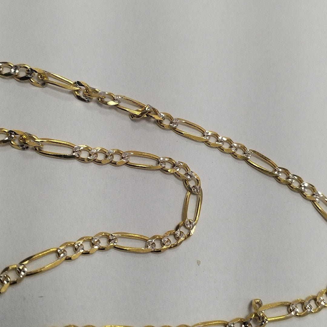 CADENAS 3X1 DIAMANTADA ORO 14K 55 CM 8.5 GR (NUEVO)