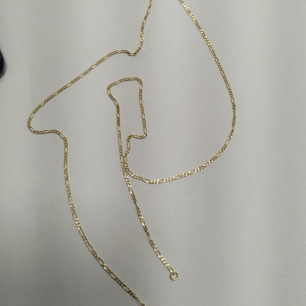 CADENAS TEJIDO 3X1 ORO 14K 55 CM 2.4 GR (NUEVO)