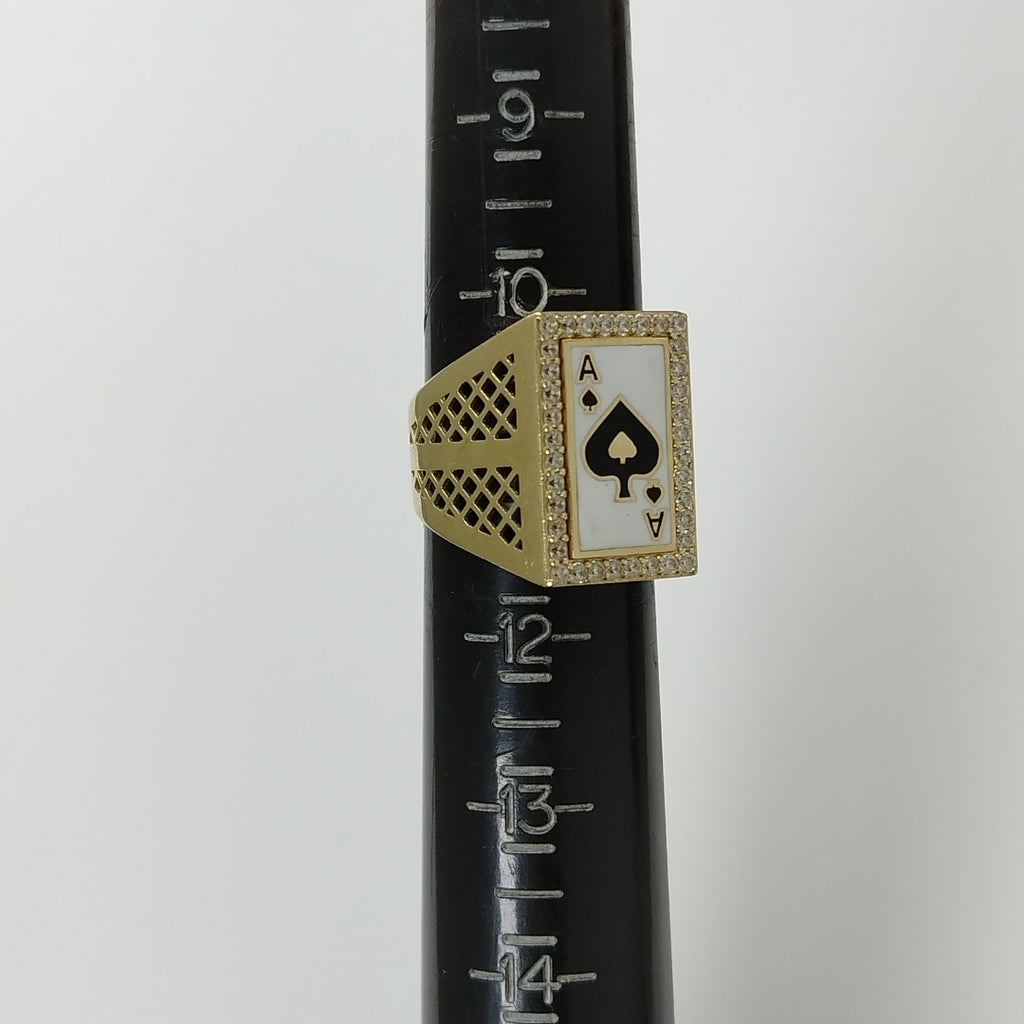 ANILLO ORO 10 K 9.4 GRMS (SEMINUEVO)