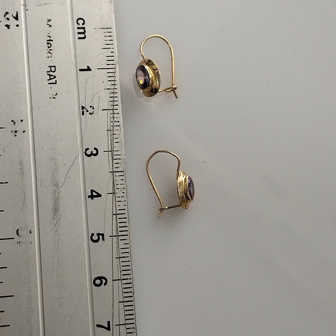 ARETES PAR ORO 10 K 0.7 GRMS (SEMINUEVO)