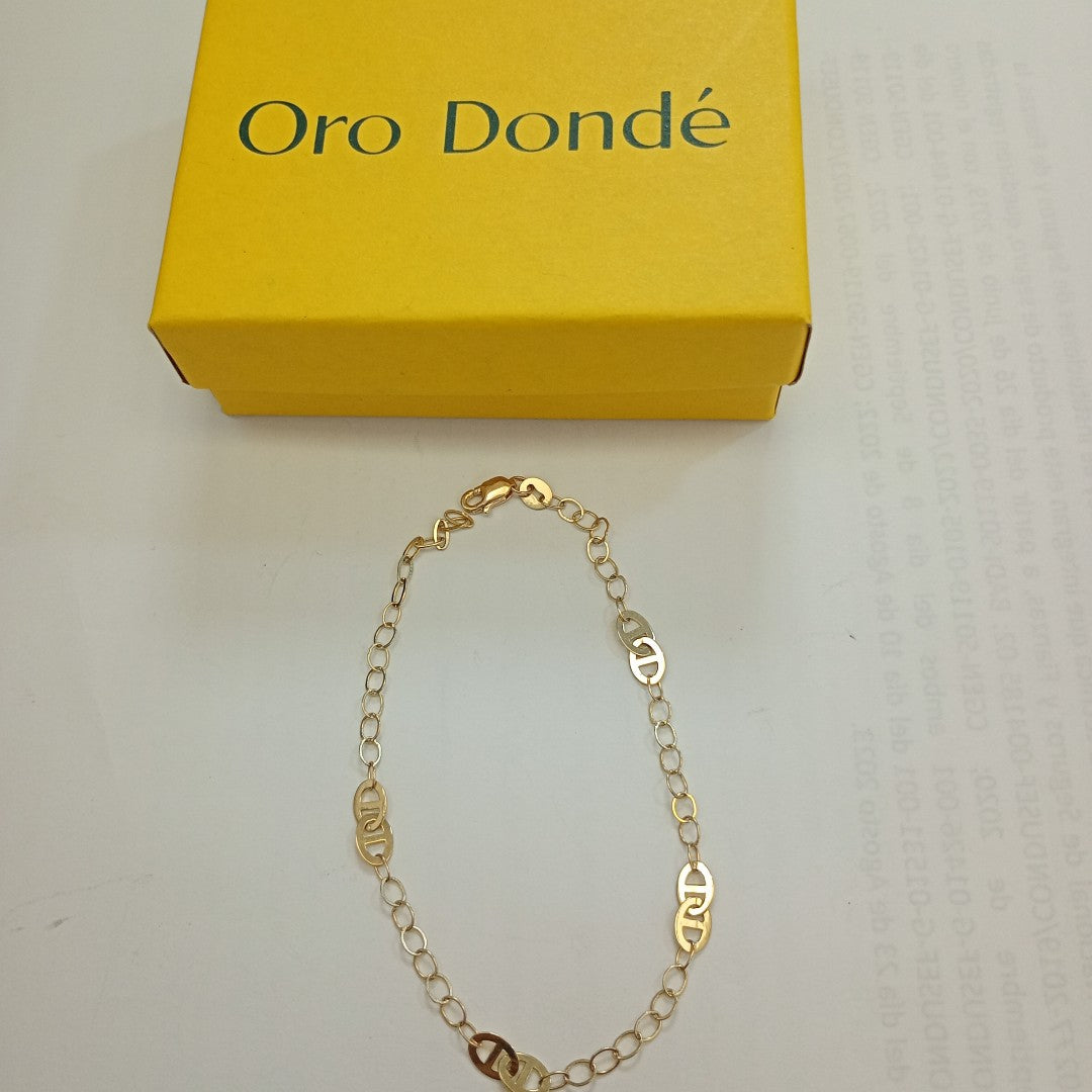 PULSERA ESPECIAL 14K 21 CM 1.8 GR (NUEVO)