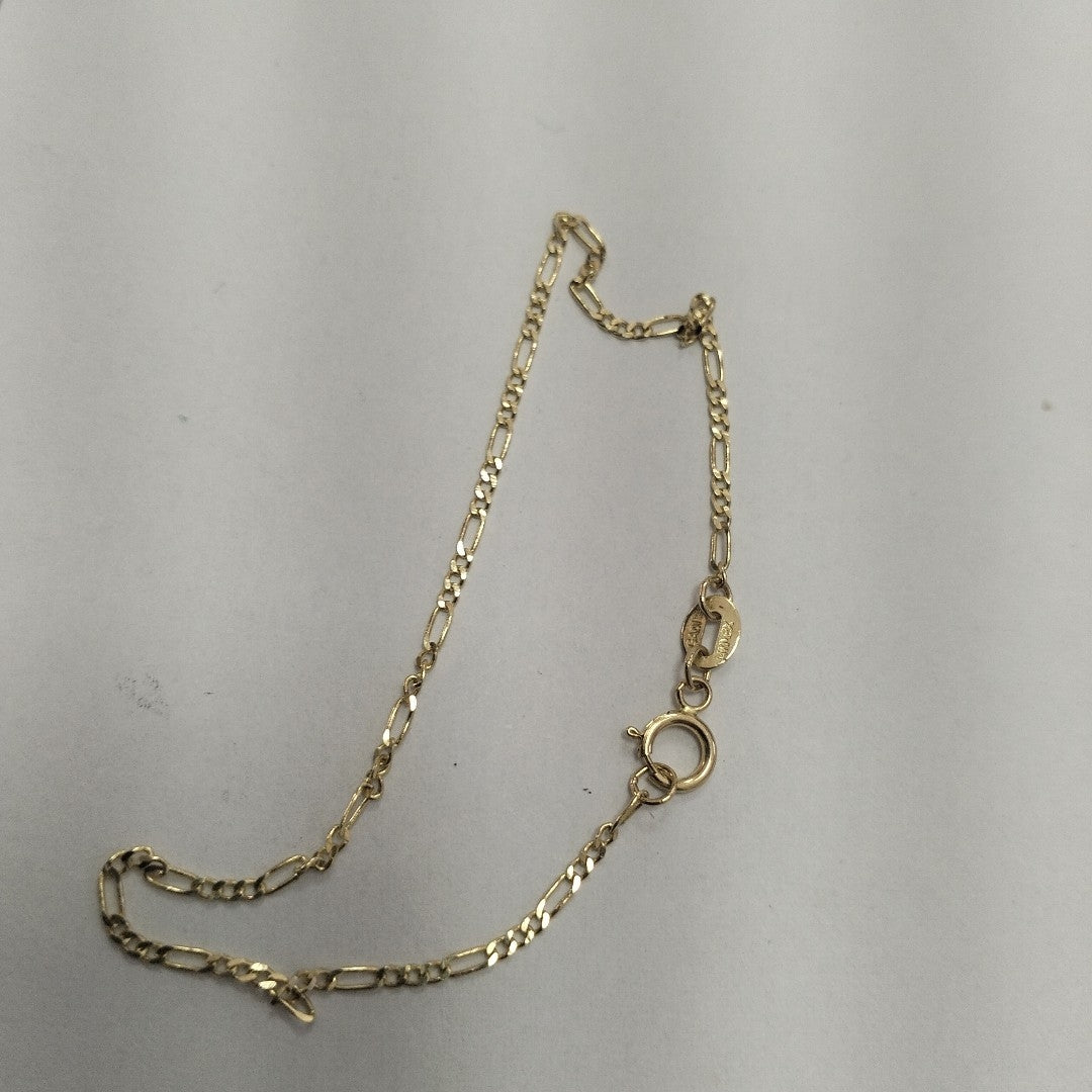 PULSERAS TEJIDO 3X1 ORO 14K 16 CM 0.9 GR (NUEVO)