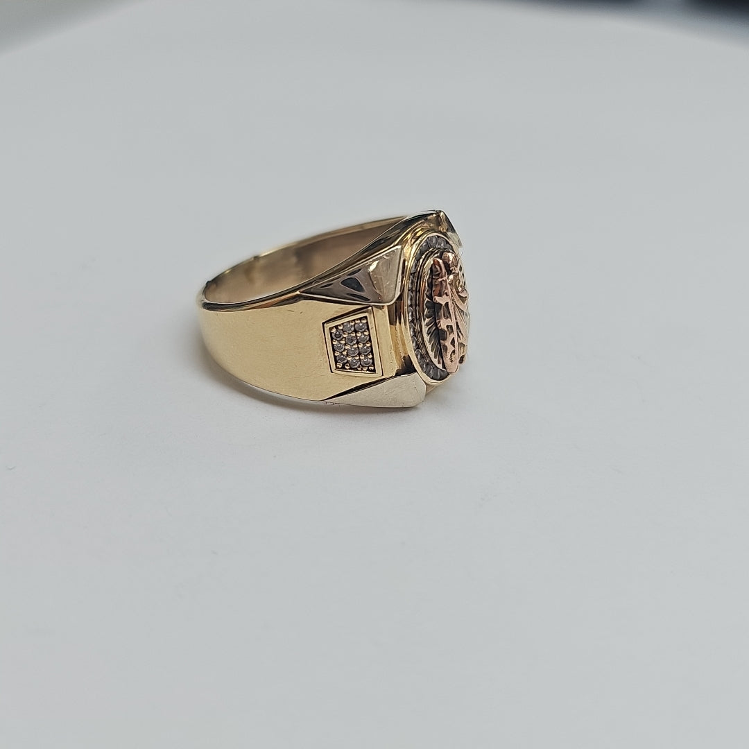 ANILLO ORO 14 K 7.3 GRMS (SEMINUEVO)