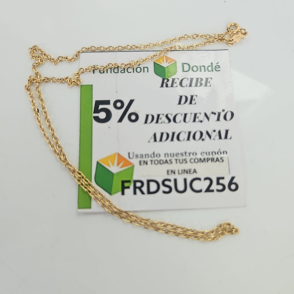 CADENA ORO 18 K 2 GRMS (SEMINUEVO)