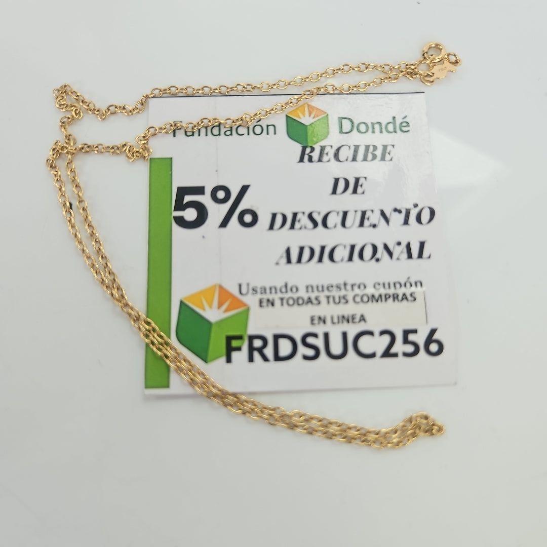 CADENA ORO 18 K 2 GRMS (SEMINUEVO)