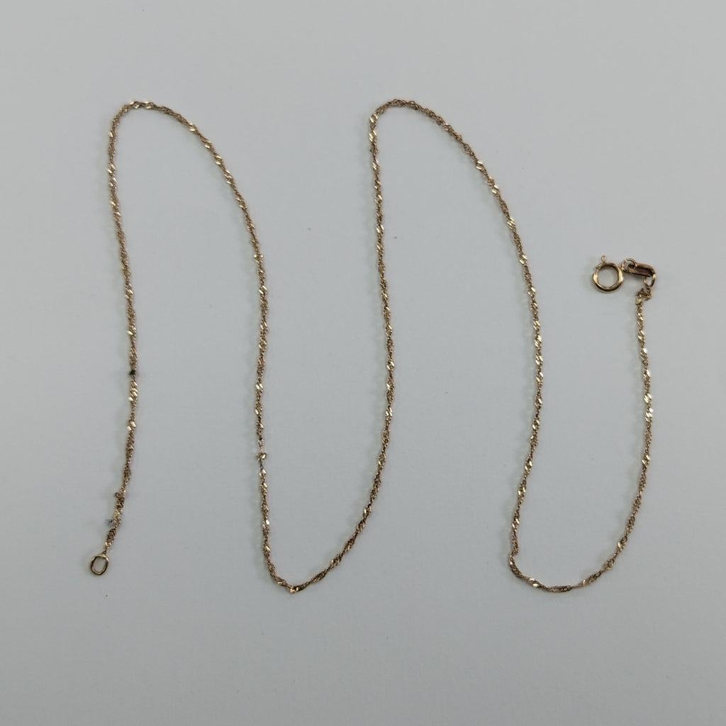 CADENA ORO 14 K 1,10 GRMS (SEMINUEVO)