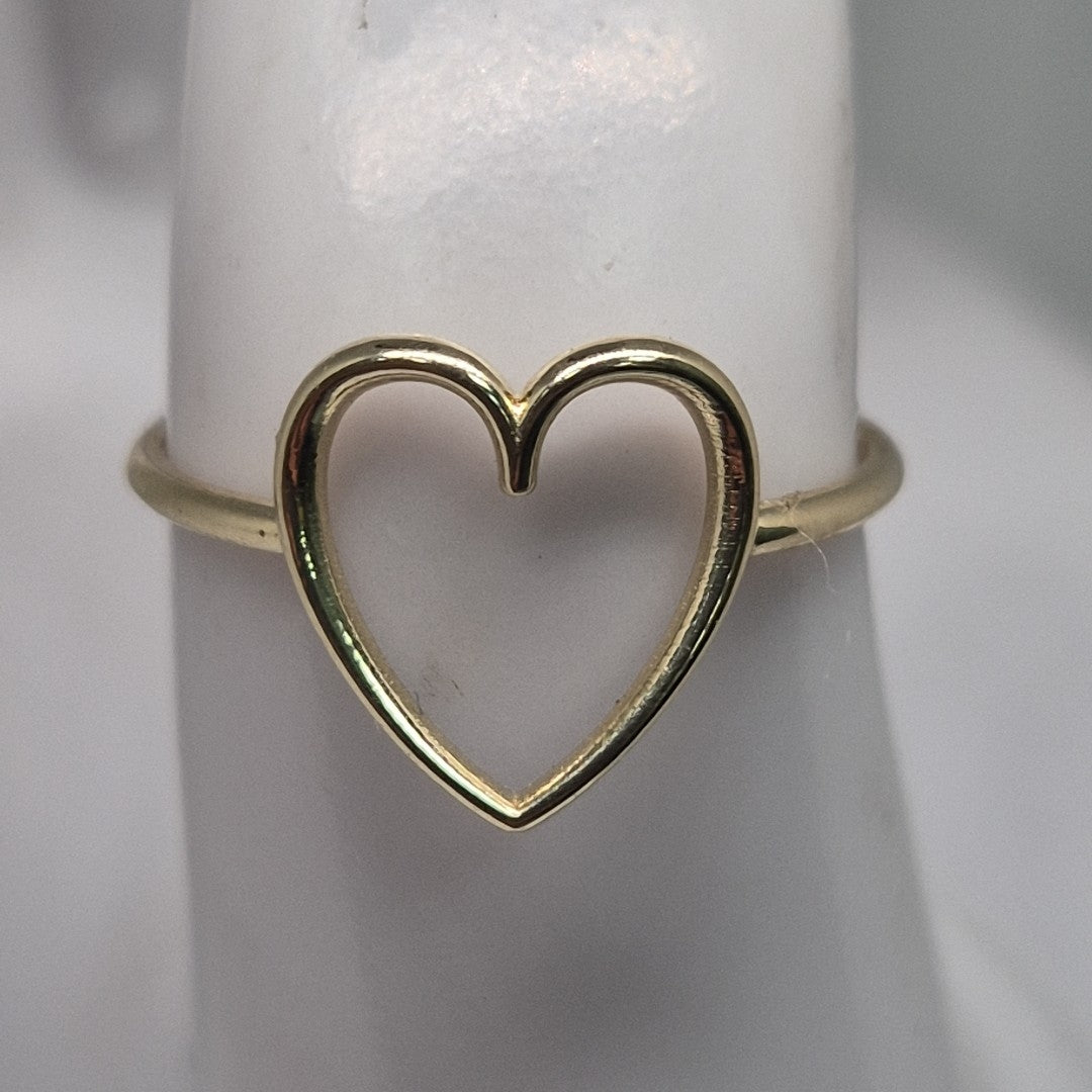ANILLOS ANILLITO FIG CORAZON 10K TALLA 7 0.8 GR (NUEVO)