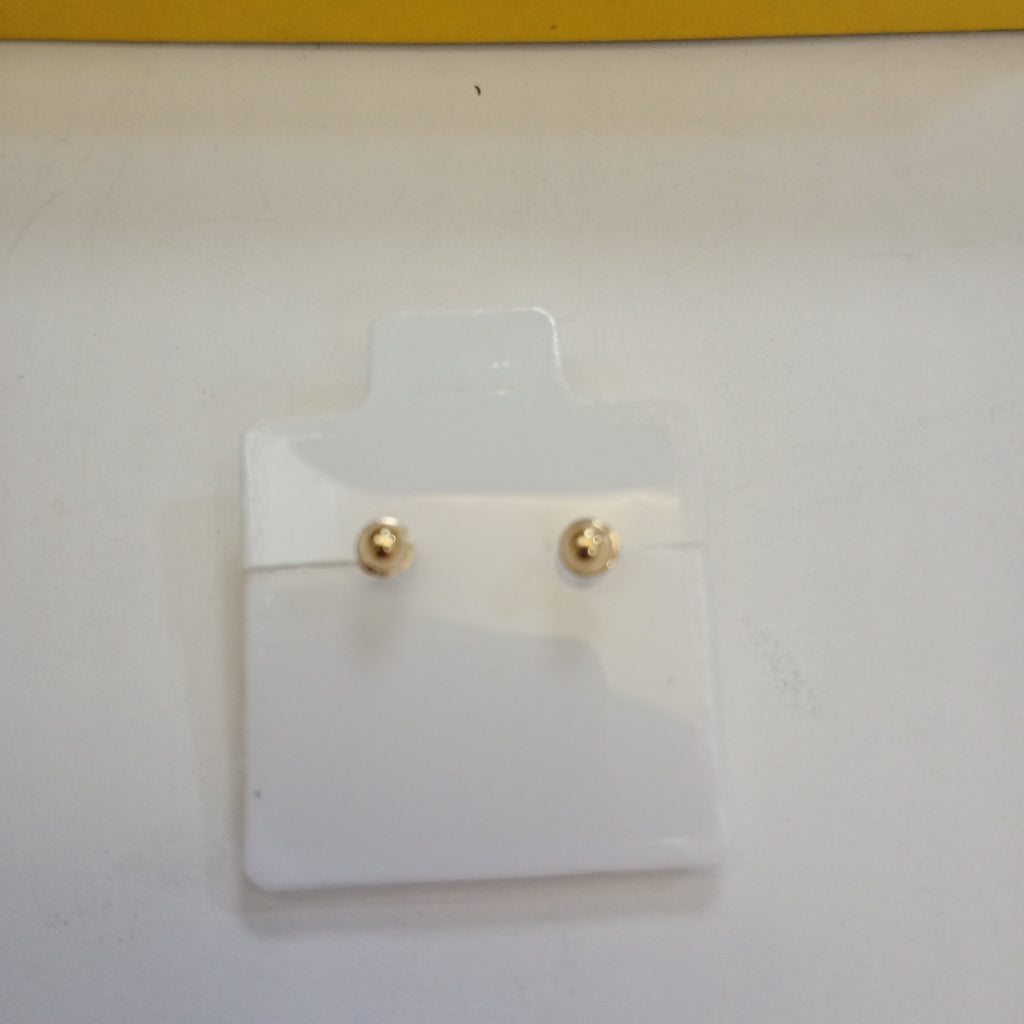 BROQUELES BROQUEL FIG CORAZON C CIRCONIA 14K 0.2614 GR (NUEVO)