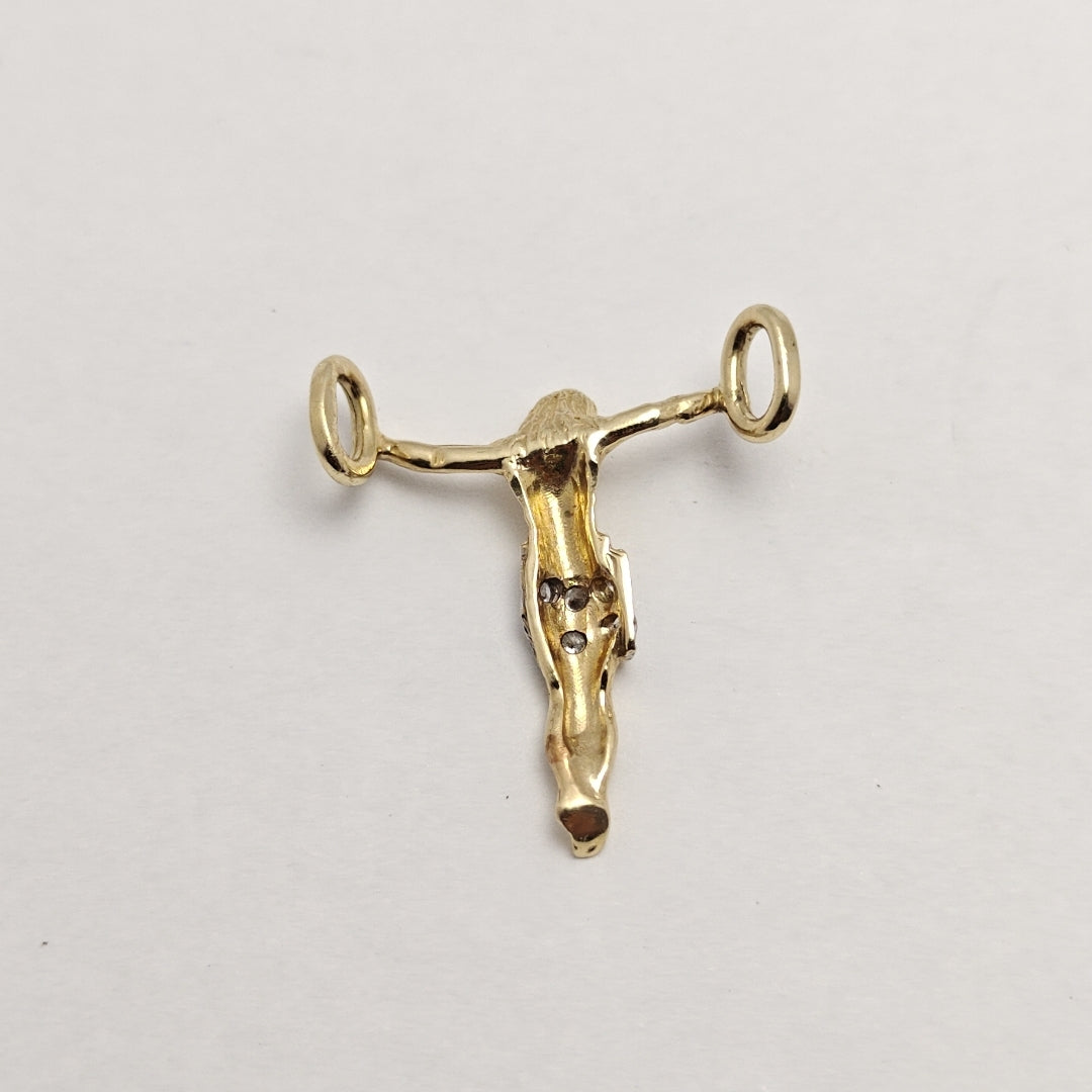 CRISTO OLIMPICO ORO 14 K 1.9 GRMS (SEMINUEVO)