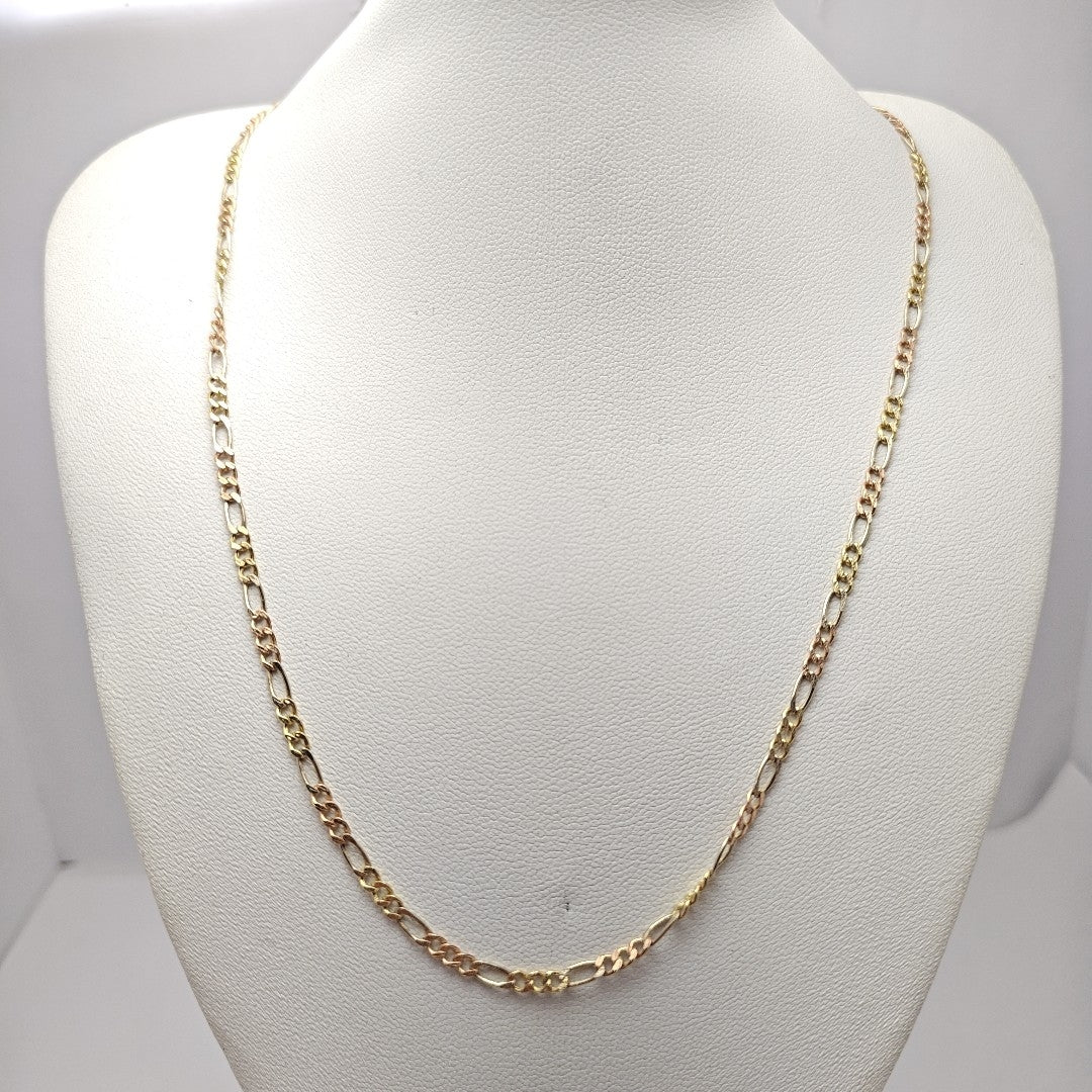 CADENA ORO COMBINADO 10 K 2,10 GRMS (SEMINUEVO)