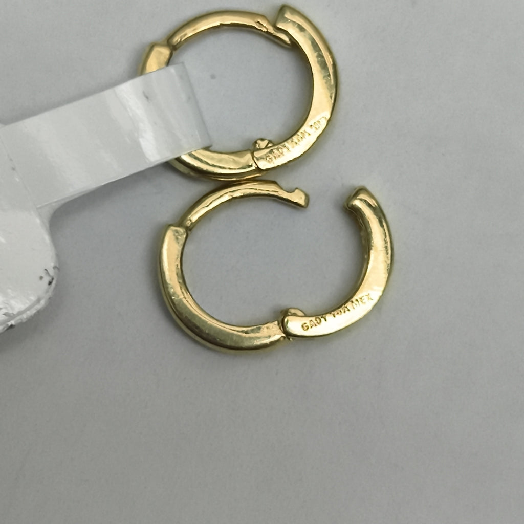 ARETES HUGGIE 14K 1.3 GR (NUEVO)