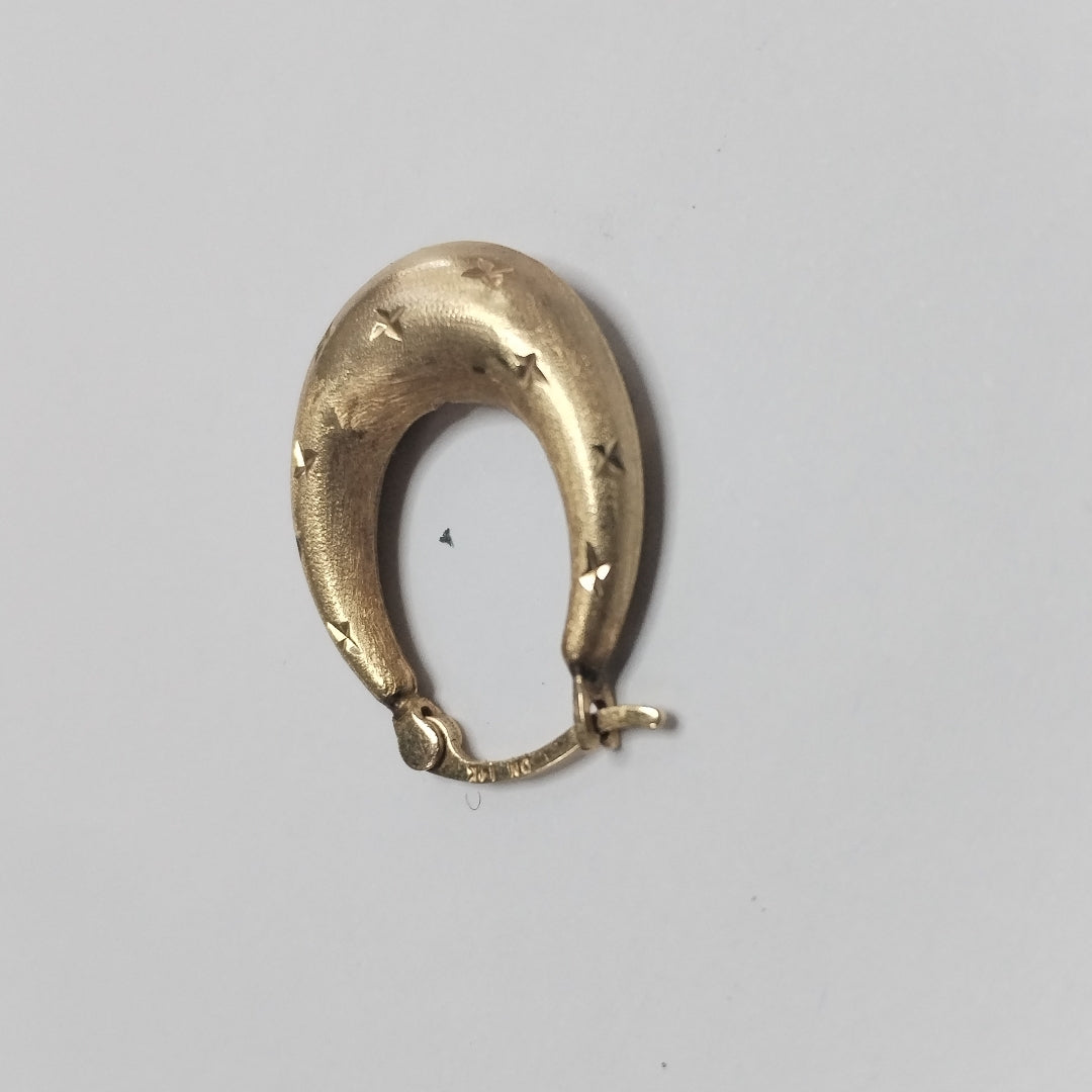 ARRACADAS PAR ORO 14 K 1.5 GRMS (SEMINUEVO)