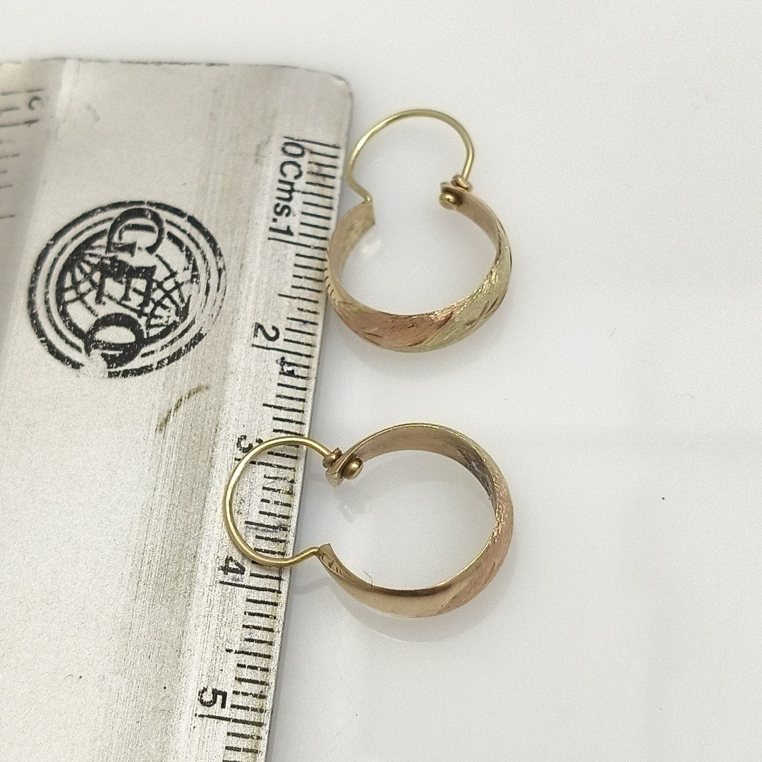 ARRACADAS PAR ORO 8 K 1,60 GRMS (SEMINUEVO)