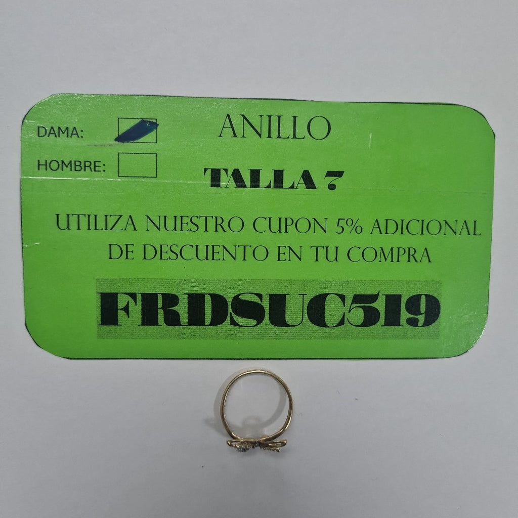 ANILLITO ORO 10 K 1.3 GRMS (SEMINUEVO)