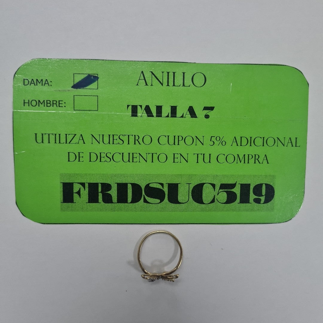 ANILLITO ORO 10 K 1.3 GRMS (SEMINUEVO)