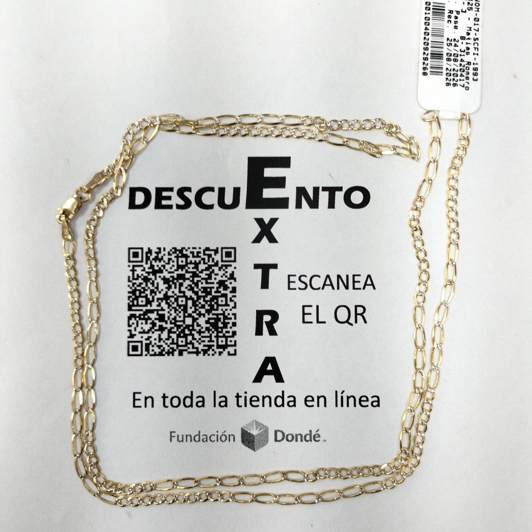 CADENA ORO 14 K 5.2 GRMS (SEMINUEVO)