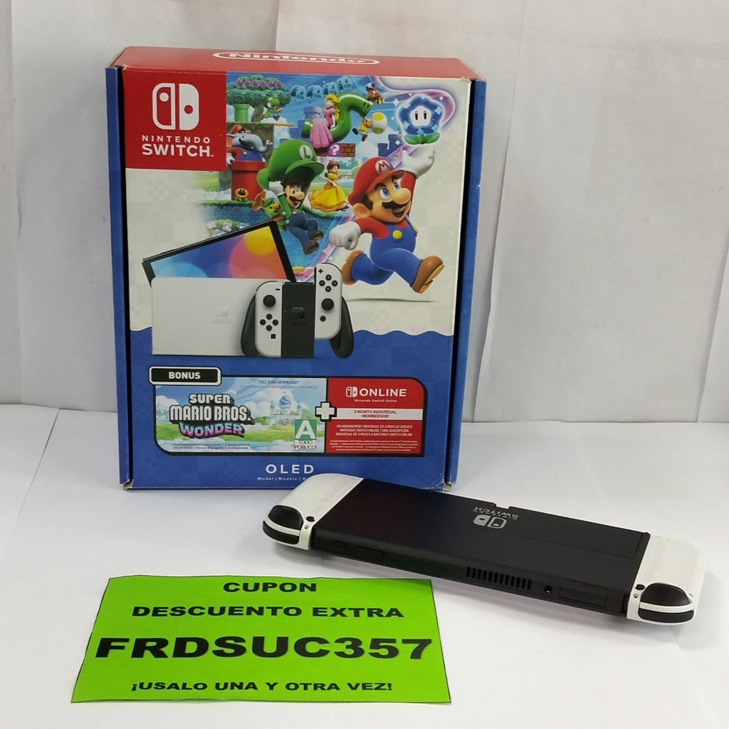 CONSOLA DE VIDEOJUEGO NINTENDO SWITCH OLED 64 GB (SEMINUEVO)
