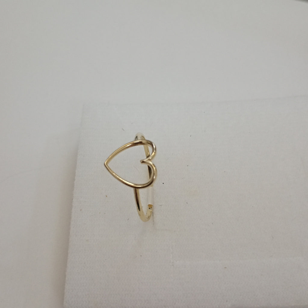 ANILLOS ANILLITO FIG CORAZON 10K TALLA 9 0.9 GR (NUEVO)