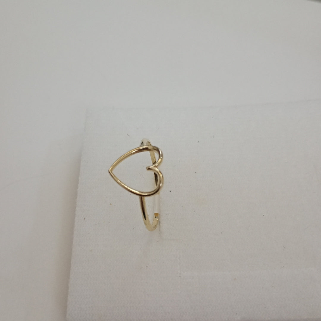 ANILLOS ANILLITO FIG CORAZON 10K TALLA 9 0.9 GR (NUEVO)