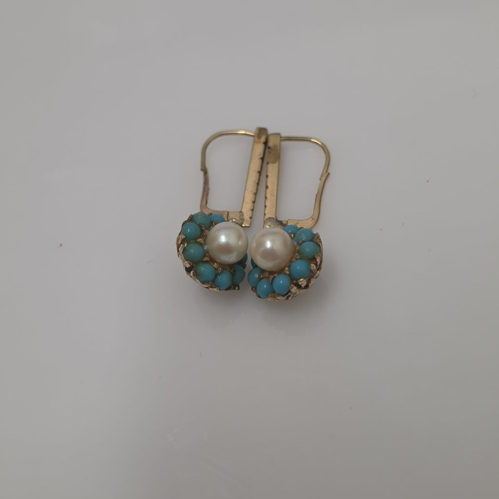 ARETES PAR ORO 10 K 5.6 GRMS (SEMINUEVO)
