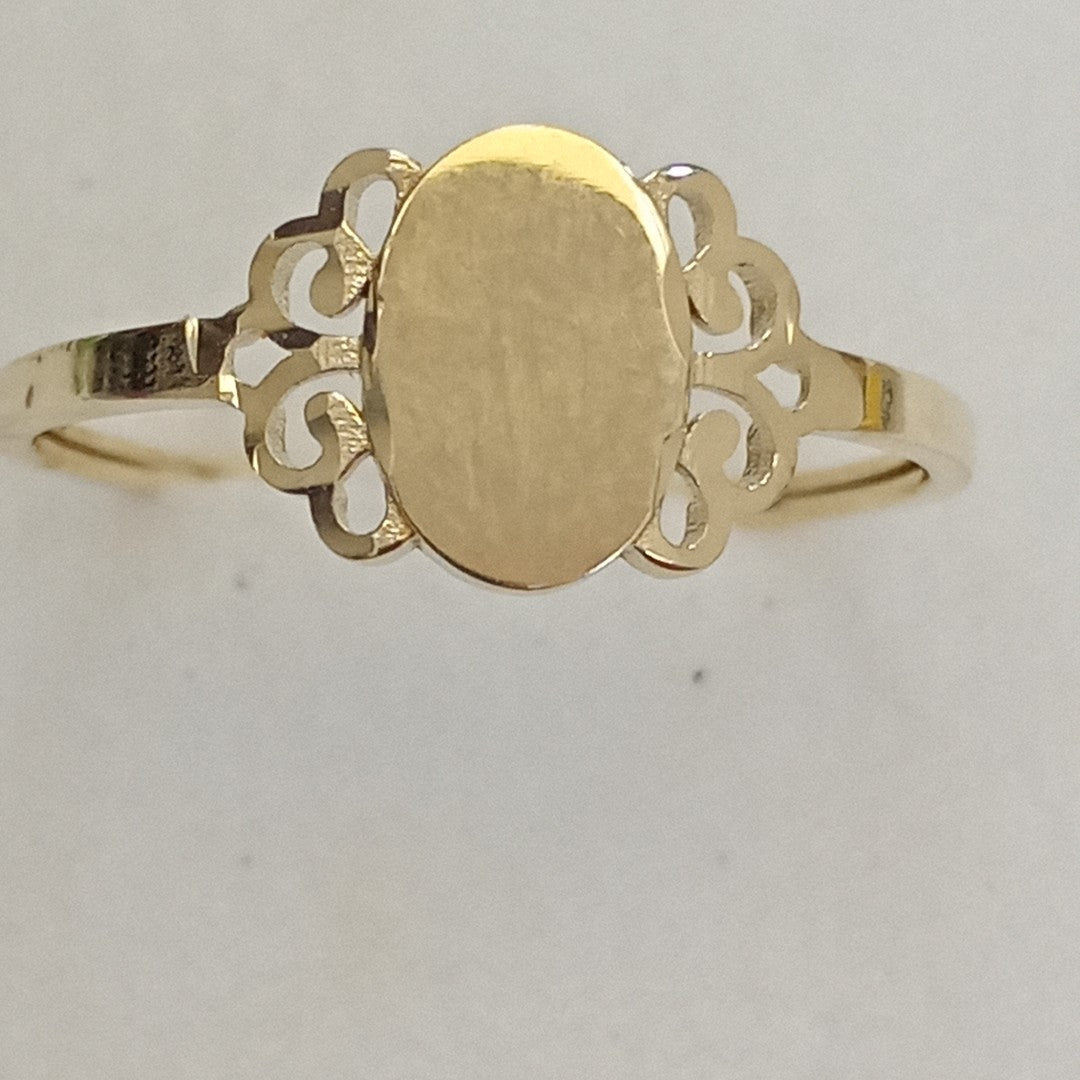 ANILLOS ANILLITO 10K TALLA 8 1 GR (NUEVO)
