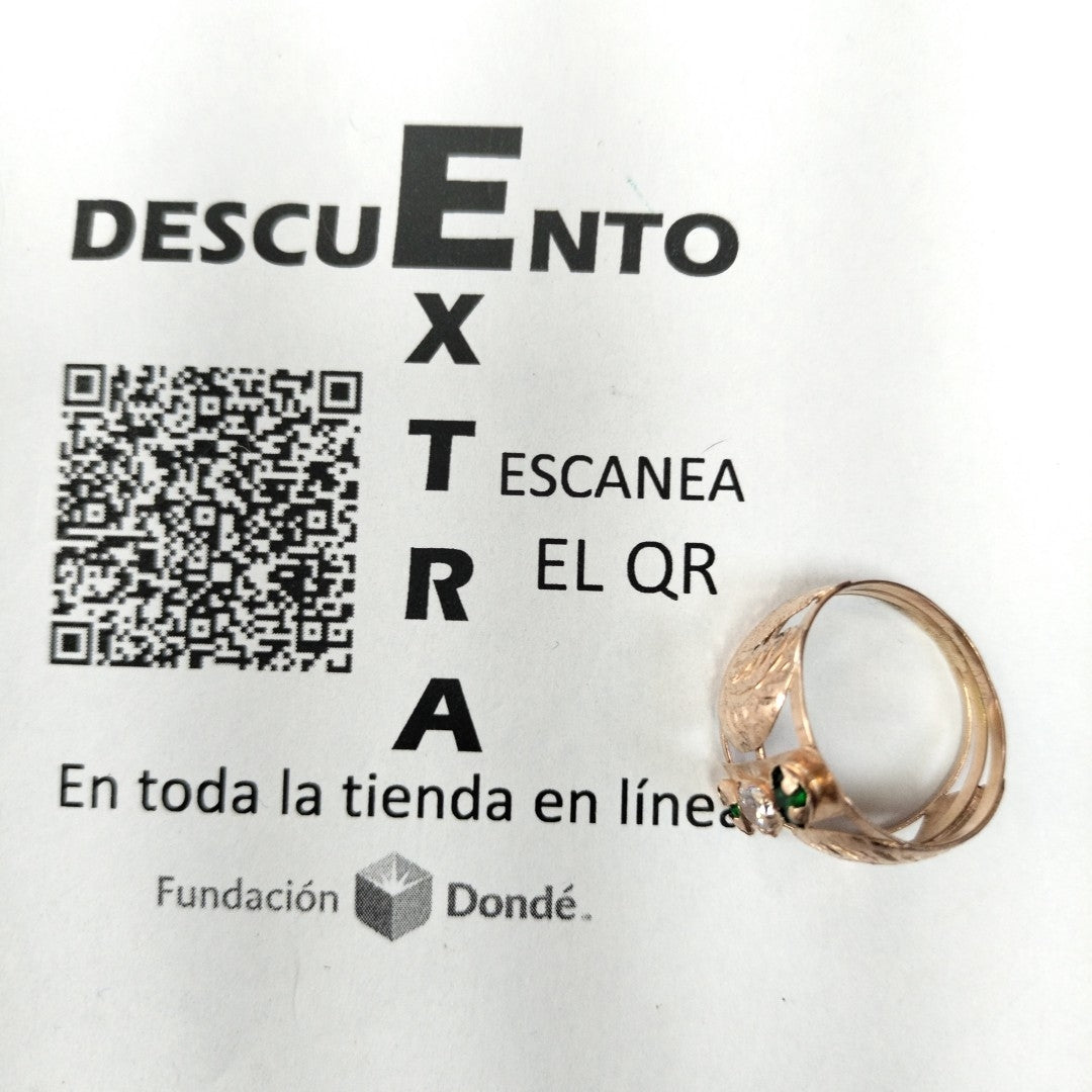 ANILLO ORO 10 K 2.5 GRMS (SEMINUEVO)