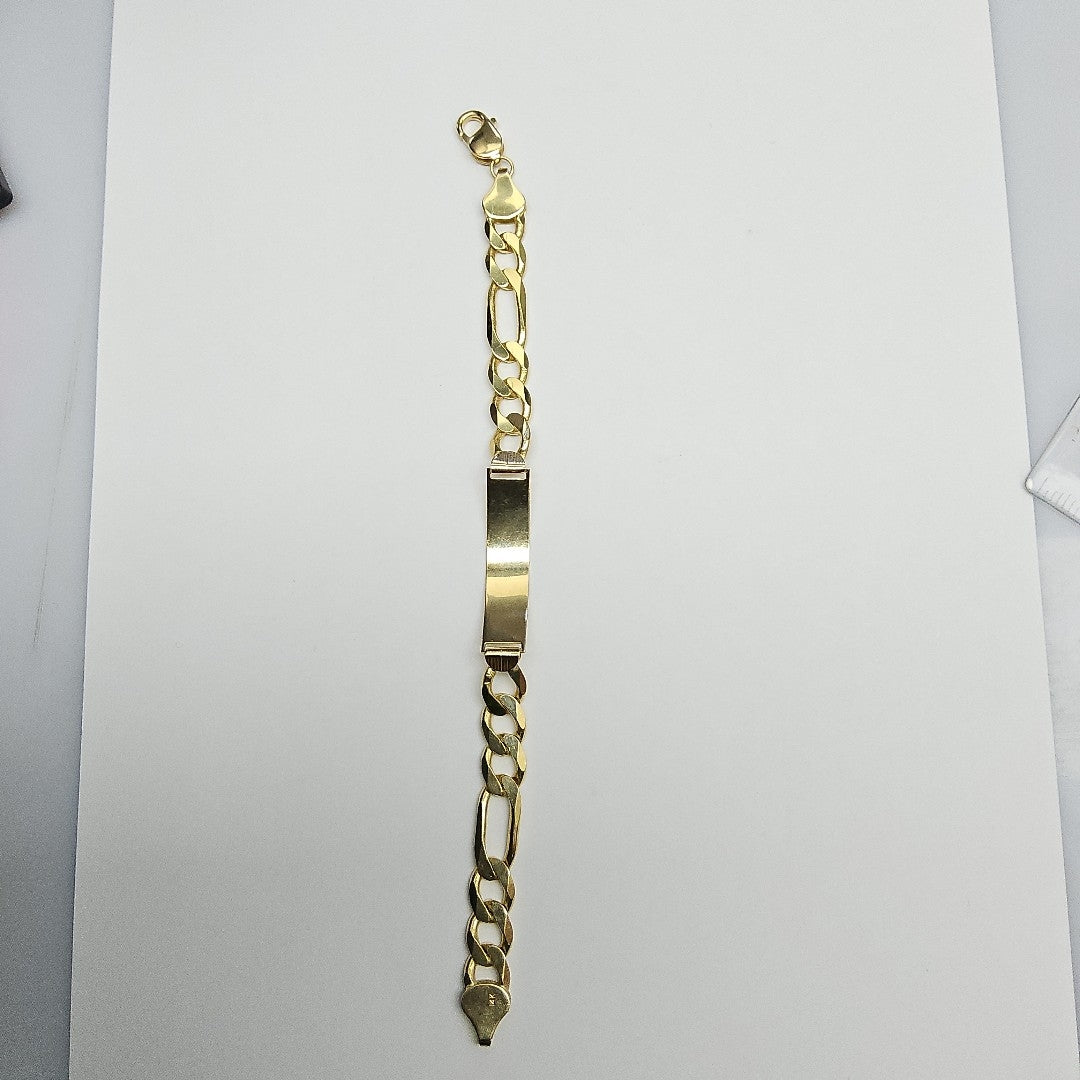 PULSERA ESCLAVA 3X1 14K 21 CM 28.6 GR (NUEVO)