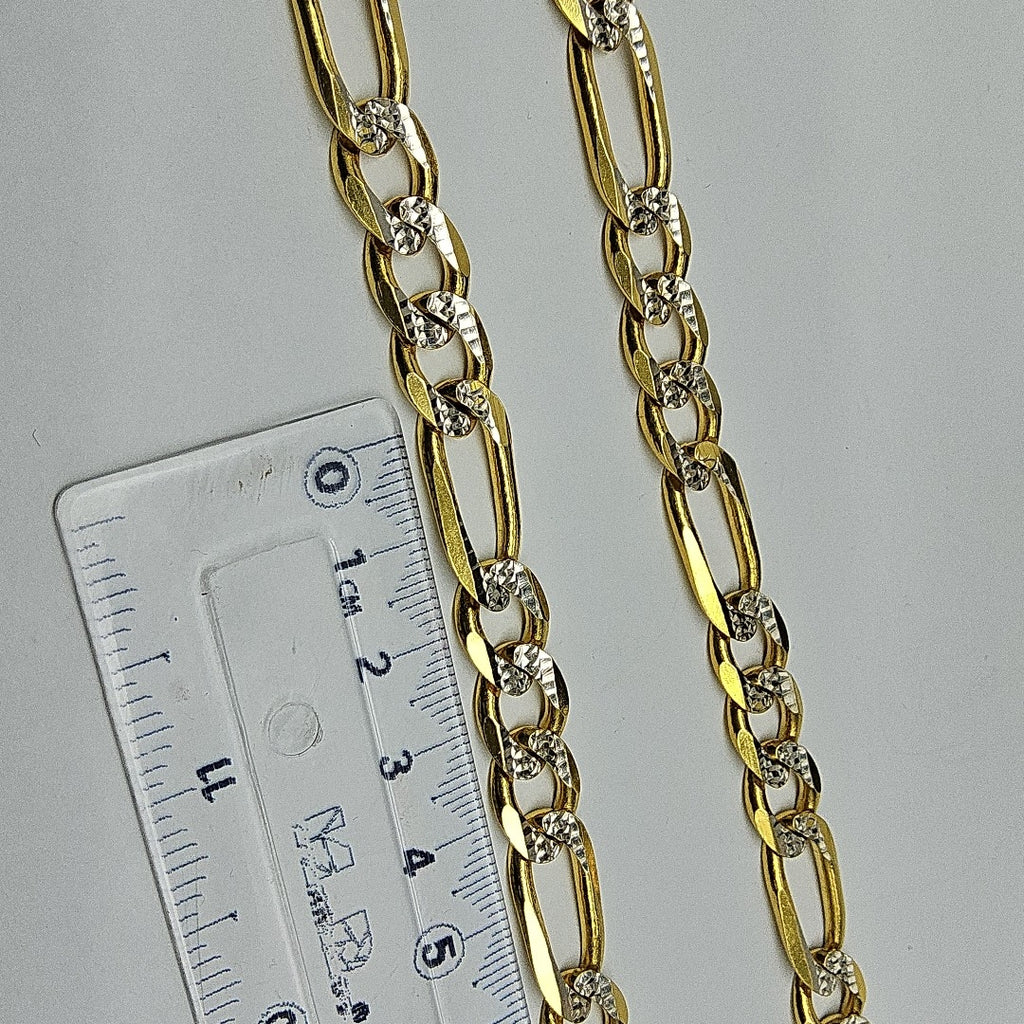 CADENA 3X1 DIAMANTADA 14K 65 CM 87.1 GR (NUEVO)