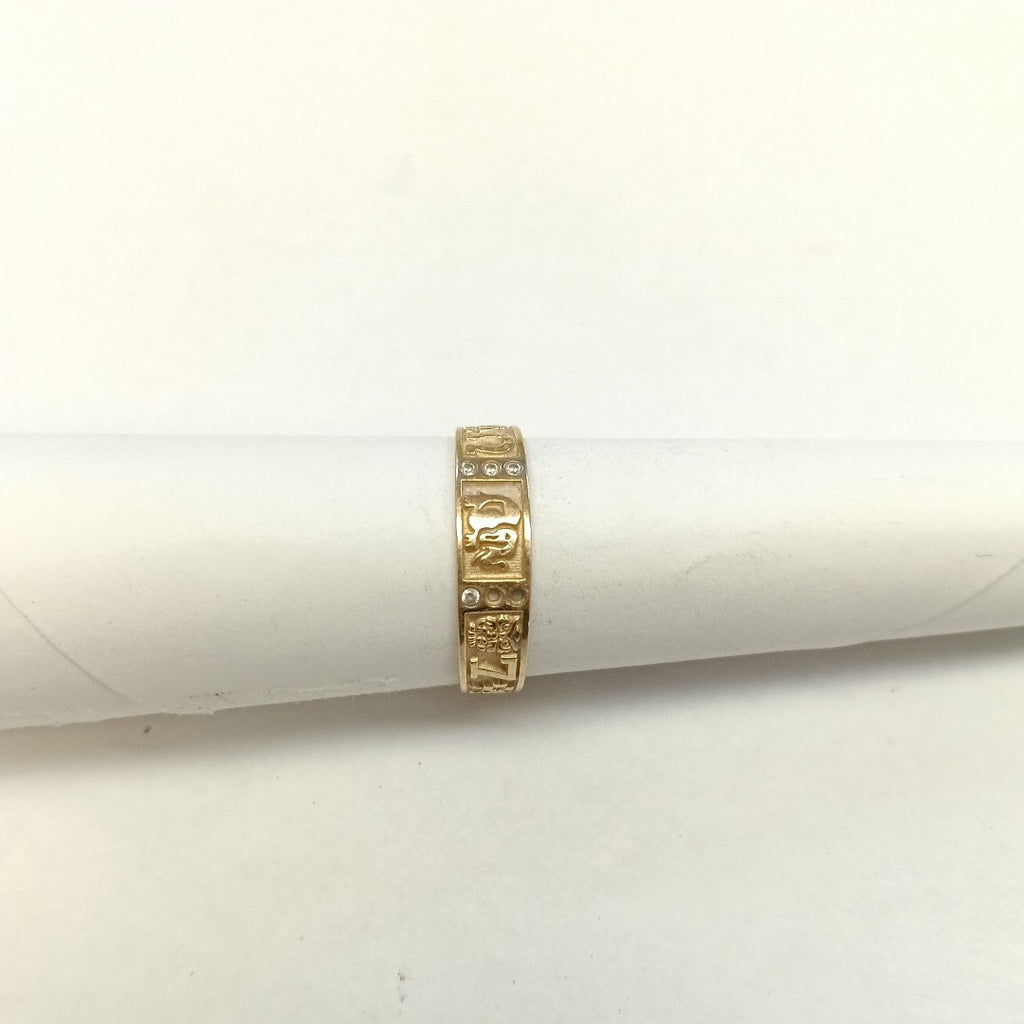 ARGOLLA DE LA SUERTE ORO 14 K 2.6 GRMS (SEMINUEVO)